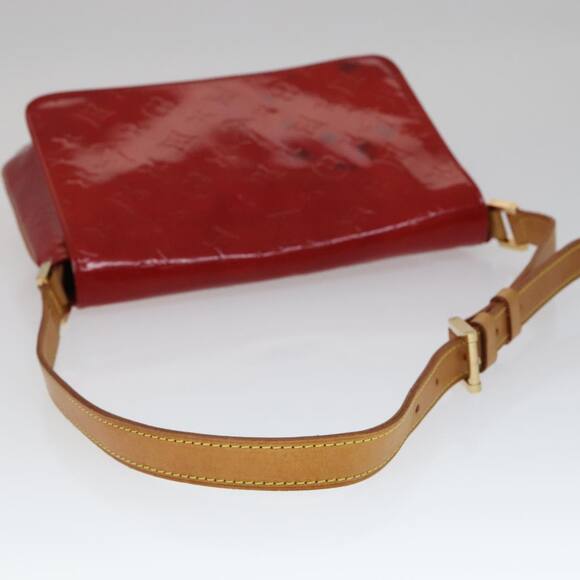 LOUIS VUITTON Monogram Vernis Thompson Street Bag Red M91094 - Picture 7 of 12